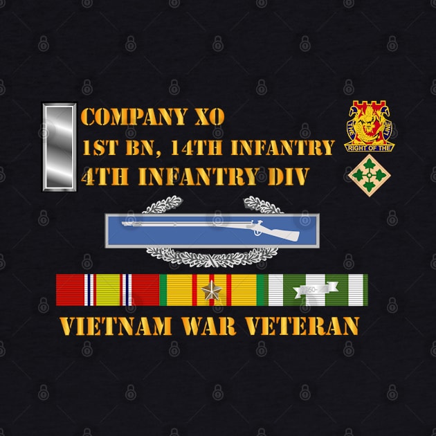 1st Bn 14th Inf - 4th ID - Company XO - Vietnam Vet by twix123844